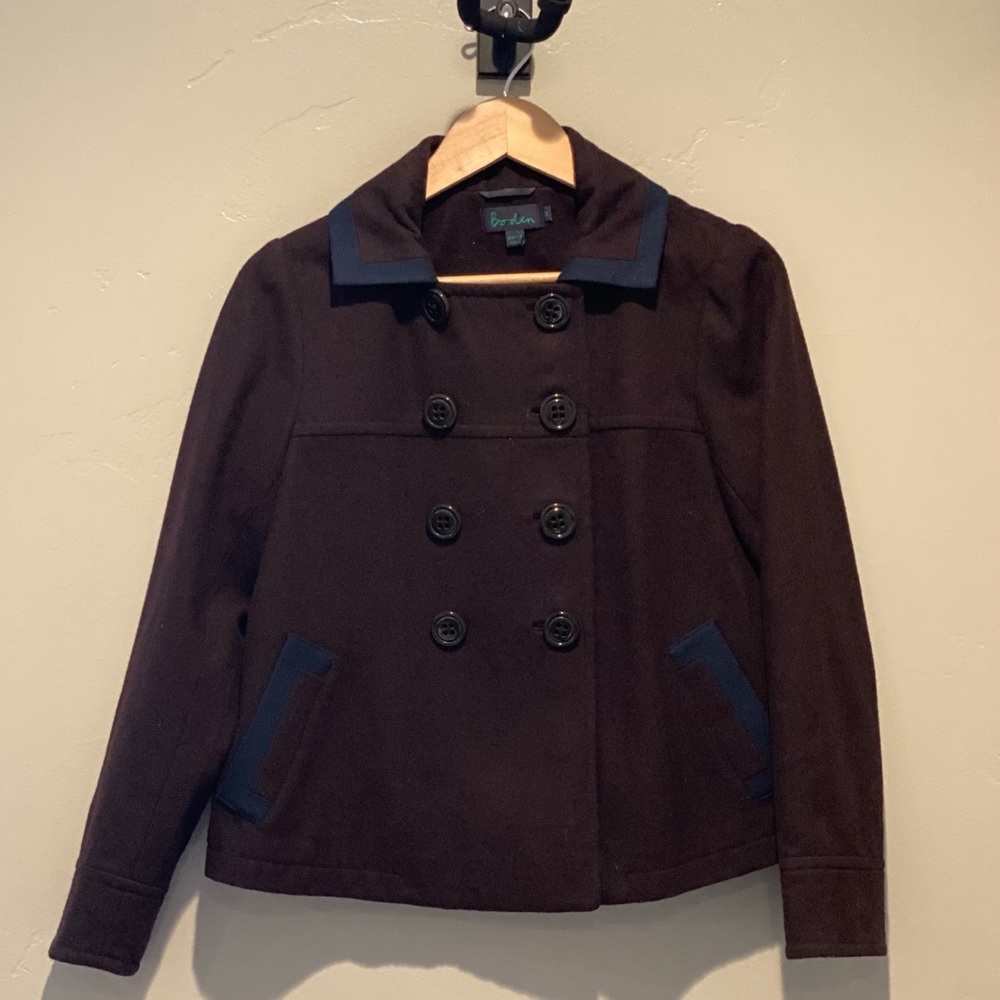 BODEN Wool Blend Pea Coat